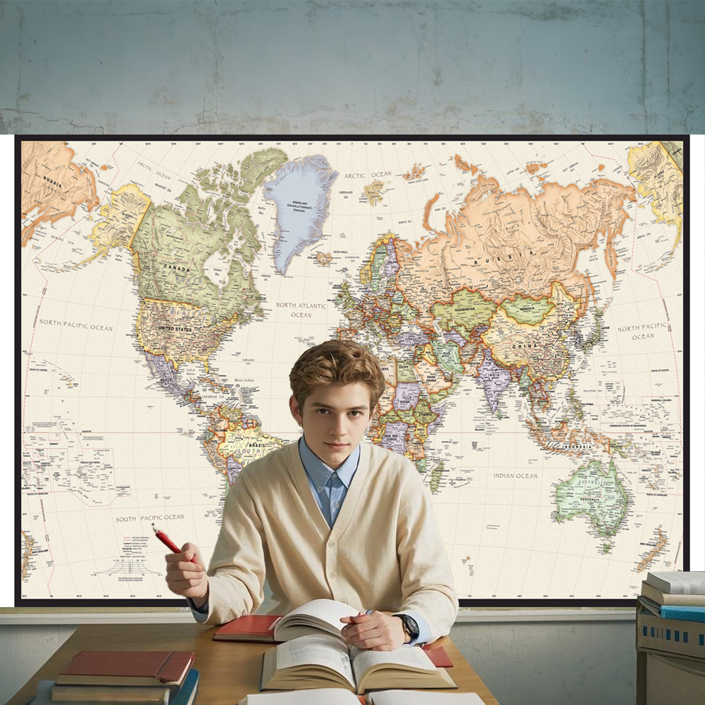 Star Map Poster - 127x81 cm/50x32 pollici mappa del mondo