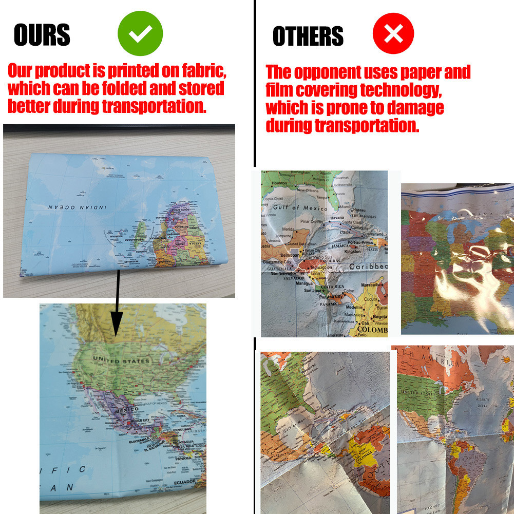 Poster Mappa del Mondo in Ingl - Star Map Poster recensione e prezzo
