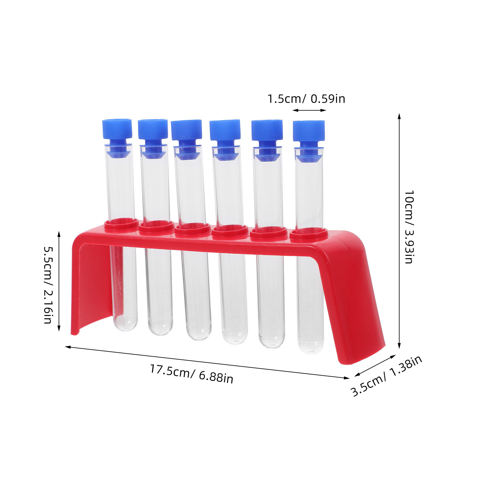 Set di 6 provette di plastica  - Science Experiment recensione e prezzo